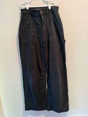 American Eagle Outfitters Black Carpenter Pants for women